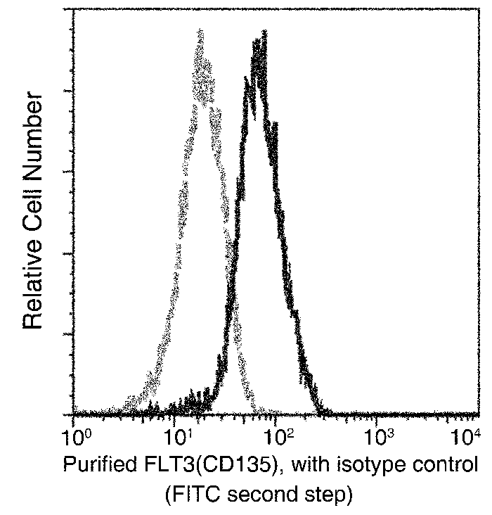 FLT-3 / CD135 / FLK-2 Antibody, Mouse MAb, Flow Cytometry